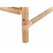 Beliani Conjunto lounge Madeira de bambu RICCIONE Castanho
