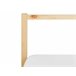 Beliani Cama com estrado Pinho VANNES 97x209 Castanho