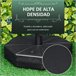 Base Chapéu de Sol HDPE, Metal Outsunny 60x60 Preto