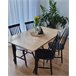 Beliani Mesa de jantar HOUSTON 75x120 Preto