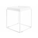 Beliani Mesa de apoio SAXON 40x40 Branco