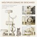 Arranhador para Gatos Bege