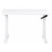 Beliani Secretária ajustável DESTIN III 120x72 Branco