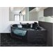 Beliani Banheira de interior MARTINICA 144x198 Preto