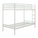 Belice 90x190cm metal com barrera protectora GASOL Branco