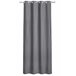 Cortina de rede de poliéster IBIZA 135x260cm Cinza Escuro