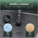 Base Chapéu de Sol HDPE, Metal Outsunny 60x60 Preto