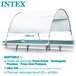 Toldo para piscina tubular com proteção UV + 50 INTEX Branco