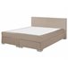 Beliani Cama continental Veludo CONSUL 171x212 Bege