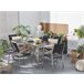 Beliani Conjunto de comedor GROSSETO Cinza