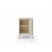 Mesa de cabeceira DIORA 60x40x35cm 1 porta Creme