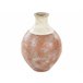 Beliani Jarro decorativo BURSA Branco/ Bege