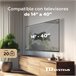 Suporte de parede De pared - TD Systems P20X25A122 Preto