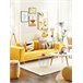Beliani Pelos curtos ERZIN 160x230 Branco/ Bege