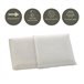 Almohada Viscoelástica Aloe Vera Infantil 30x50cm con Bolsa Transporte 30x50 Branco/cinza