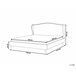 Beliani Cama com estrado Poliéster COLMAR 170x215 Areia