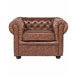 Beliani Poltrona CHESTERFIELD Bege
