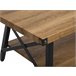Beliani Mesa de centro CARLIN 55x100 Castanho