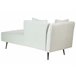 Beliani Chaise longue à esquerda Poliéster RIOM Azul/ Verde