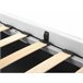 Beliani Cama com armazenamento Pele sintética METZ 189x215 Branco