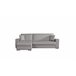 Chaise longue com cama 4 lugares reversível LAILA cor cinza Cinza