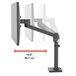 Suporte de Mesa para Ecrã 45-669-224 Preto