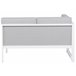 Beliani Conjunto lounge CASTELLA Cinza