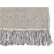 Beliani Entrelaçado TEKELER 160x230 Cinza Claro
