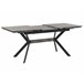 Beliani Mesa de centro AVOCA 80x140 Cinza Claro