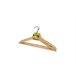 Set 3 cabides MADERA natural 44cm Branco