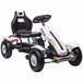 Kart a Pedais PP e Metal HOMCOM Branco