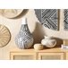 Beliani Jarro decorativo OMBILIN Branco/ Bege