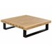 Beliani Conjunto lounge MYKONOS Branco/ Bege