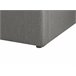 Beliani Cama com estrado Poliéster DINAN 147x214 Cinza Escuro