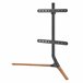 Suporte de chão Ystad para TV máx. 40 kg [pro.tec] Preto/ Madeira