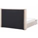 Beliani Cama de água Veludo NOYERS 190x247 Bege
