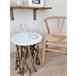 Beliani Mesa de jantar HUDSON 36x36 Branco