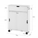 Armário utilitário de banho 2 portas e 1 gaveta BZR31-W SoBuy Branco