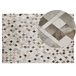 Beliani Pelos curtos HIRKA 140x200 Cinza