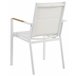 Beliani Cadeira de jardim BUSSETO Branco
