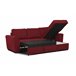 Chaise longue com cama ASTON Vermelho