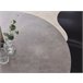 Beliani Mesa de jantar ODEON 120x120 Cinza Claro