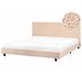 Beliani Cama Bouclé ALBI 195x211 Bege
