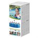 Piscina desmontável estrutura metálica intex 457x122 cm 16.805 litros Azul