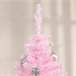 Árvore de Natal PVC, metal e plástico HOMCOM, casa - natal Rosa