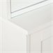 Estante de Livros MDF e Vidro Temperado HOMCOM 76 Branco