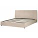 Beliani Cama com armazenamento Veludo LAVAUR 203x210 Cinza Escuro