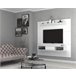 Painel compacto de TV 178cm SLIN branco Branco