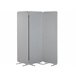 Beliani Biombo dobrável STANDI 184x30 Cinza Claro