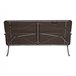 MegaPack 10 Mesas Dobráveis ​​Portáteis Resina Efeito Madeira 7house Castanho